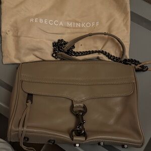 Rebecca Minkoff Beige Leather Crossbody Bag